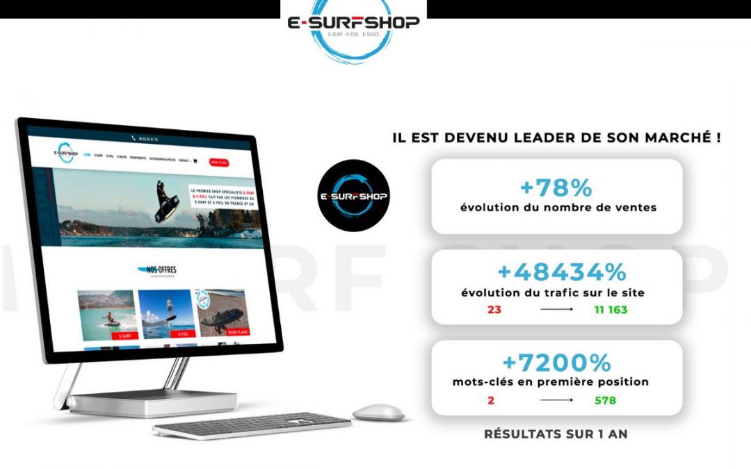 référencement site internet e-surfshop